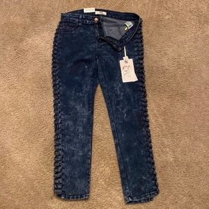Item #11 Women blue jeans brand new size 15 made by AQ.
